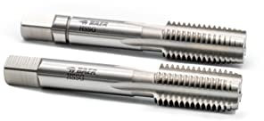 BAER HSSG Handgewindebohrer 2-tlg. Satz MF 14 x 0,5 - Gewindeschneider MF14 | Gewindebohrer-Satz | Vorschneider + Fertigschneider