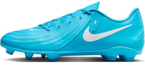 Nike Phantom Gx 2 Club MG Low-Top-fußballschuh, Bota de fútbol con Tapa Baja Hombre, Blue Fury White, 45 EU