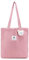 QIUTIMIY cord Tasche Damen Groß Tote Bag shopper schultertasche uni tasche beutel Handtasche Alltagstasche Beuteltasche Stofftasche für Arbeit Einkaufen Schule,Rosa