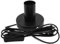 GBKDQQ Lampada da tavolo vintage E27, attacco E27, lampada da tavolo vintage con cavo da 1,8 m, lampada da comodino con interruttore cavo, max. 100 Watt, colore nero, esclusa lampadina