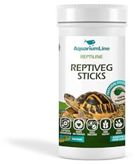 AquariumLine Reptiveg Sticks häftklammer för olika storlekar av landsköldpaddor och växtätande reptiler (1000 ml / 200 GR)