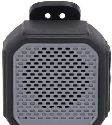 Jectse Haut-Parleur Portable avec Lampe de Poche, Lumière LED 5 W 5060 LM, 3 Niveaux de luminosité, Projecteur Lumière Rouge, Haut-Parleur Bluetooth Portable avec USB C pour Les (Grey)