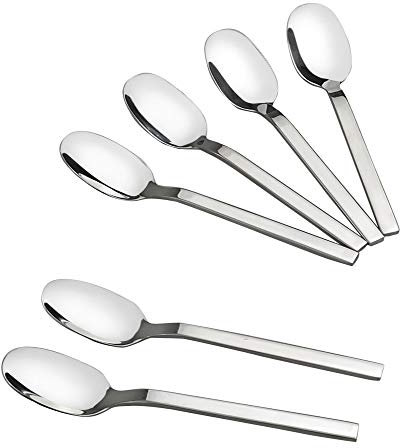 Cadineer Stainless Steel Teaspoons 12 Pieces, Coffee Spoons, Small Spoons
