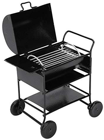 1:12 Minipuppenhaus BBQ Braten Zubehör Küche Simulation Ornament Dekor Spielzeug (BBQ Rack)