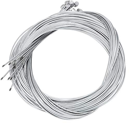 Câble de Frein de vélo électrique 20PCS Métal 2.5M Longueur 1.6mm Épais Câble de vélo électrique arrière Frein Ligne Accessoire de vélo
