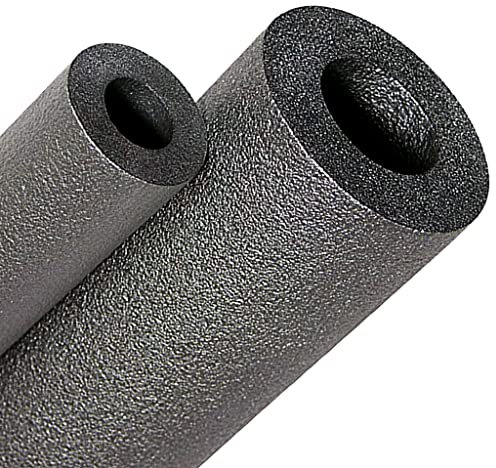 Bricoloco Coquilla aislante para tuberías Thermal Insolation. Manguito aislante protector de espuma polietileno para instalaciones de cobre, tubos de hierro o acero (28 mm, 2 metros)