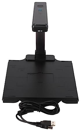 Cámara de Documentos USB Ipevo V4k Ultra HD de 8 MP Compatible con Mac OS, Windows, Chromebooks para Presentaciones en Vivo, Conferencias Web, Aprendizaje a Distancia Y Aprendizaje a Distancia para Li