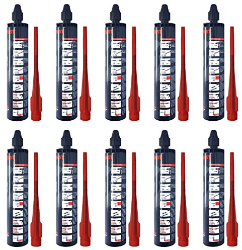 10x Remstaler VERBUNDMÖRTEL 300ml | -HÖCHSTE QUALITÄT- made in GERMANY | Injektionsmörtel | Montagemörtel