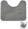 ZcrPrn Toilet Mat,Toilet Mats Pedestal Only,U-shape Soft Non Slip Absorbent Pedestal Mat,Thick Toilet Mats for Bathroom toilet