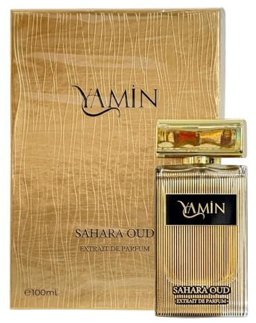 YAMIN Sahara Oud Extrait De Parfum 100ml | Addictive, Long-Lasting Luxury Oud, Rose & Vanilla Fragrance | Unisex Premium Spray Perfume for Men & Women from Dubai | Seductive Signature Aroma