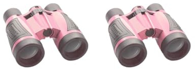 Lot de 2 jumelles portables pour enfants - Petit télescope pour l'observation des oiseaux, la randonnée, la science