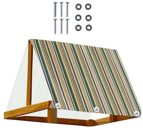 Auvent de rechange pour balançoire - Étanche - 109 x 229 cm - Accessoires pour pavillon et pergola pour jardin et terrasse - Protection solaire pour la famille, les pique-niques avec des amis
