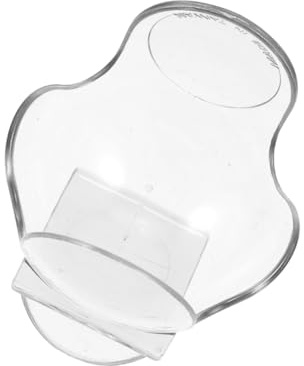 Gogogmee Support Clip de Balles de Tennis Transparent Abs Porte-balles Portable pour Entraînement et Jeu Clip Ceinture Anti-Roulade pour Tennis