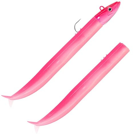 Fiiish Combo X-Deep Crazy Sand Eel + Rattle No.4-18cm - 55g - Rose Fluo UV - CSE1570