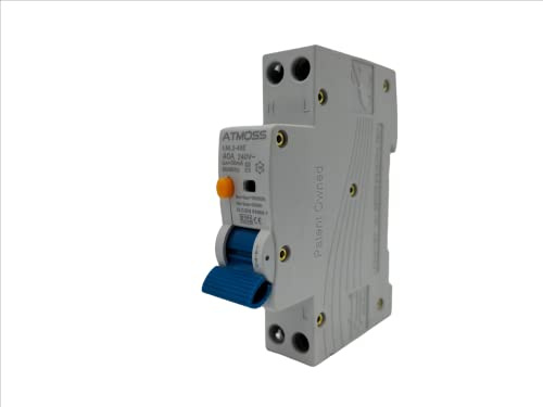 Interruptor diferencial superinmunizado SI, 30 mA, 2P, F+N, 40 A, Clase A y 10kA, 1 Módulo, espacio reducido, RASMACOR