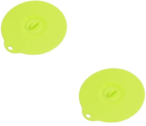 Zerodeko 2pcs Fridge Bowl Cover Microwave Splatter Guard Silicone Cup Food Cover Kitchen Accessories Silicone Suction Lids Airtight Seal Cover Food Grade Small Bowl