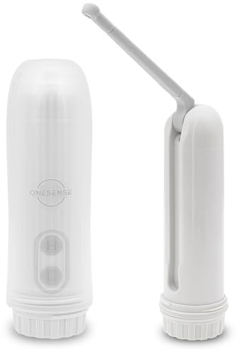 Bidet Portable - Bouteille Périnéale Post Partum Facile à Utiliser | Douchette Périnatal et Douchette Perrine Accouchement - Bouteille Toilette Intime - Idéale pour Voyage, Buse pour le Soin des Mains