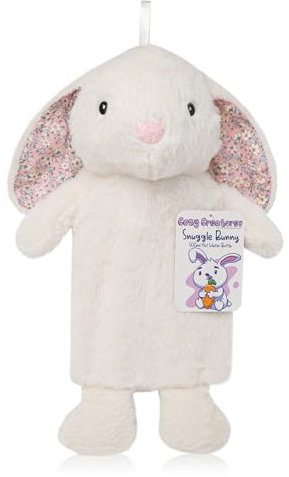Kids Animal Hot Water Bottle (Rabbit) Cozy, Safe & Fun Bedtime Companion