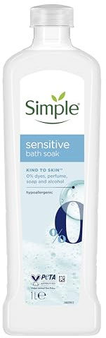 Simple Kind to Skin Sensitive Bath Soak ultra-gentle & hypoallergenic bath product designed for sensitive skin 1 L