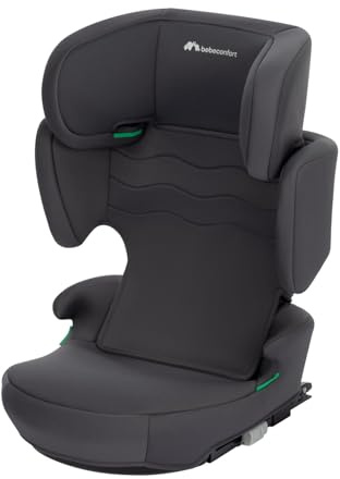 Bebeconfort Hera Fix i-Size Sitzerhöhung, ISOFIX-Kindersitz, i-Size-Kindersitz, Zusammenklappbar, superkompakt und leicht, ab 3,5 Jahre bis zu 12 Jahren, 15-36 kg, 100-150 cm, Mineral Graphite