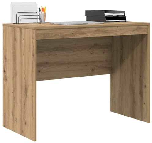 vidaXL Escritorio Roble Artesanal 100 x 50 x 76 cm, Escritorio Compacto, Estilo Moderno, Espacio Ergonómico, Mesa de Escritura Funcional para Habitaciones Pequeñas