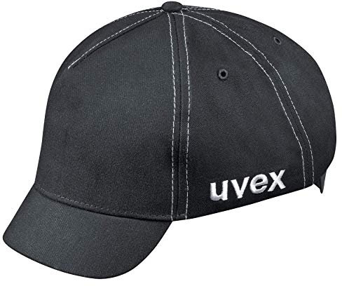 Uvex U-Cap Sport Mesh Anstoßkappe - Kurzer Schirm - Schwarz - 52-54 cm 52-54 cm