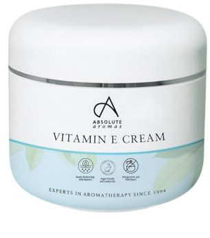 Absolute Aromas Vitamin E Cream - Unscented Base Cream, Free from Parabens and Sulphates – Moisturising Cream for Face, Body and Scars (500g)