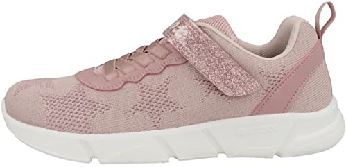 Geox J Aril Girl D, Sneakers Niñas, Rosa Lt Rose, 37 EU
