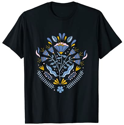 Schönes Blumen-Design mit lila Glockenblumen. T-Shirt