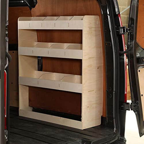 Vanify - Kompatibel mit Volkswagen Transporter T5 T6 L1 2003+ Fahrzeugeinrichtung Fahrzeugregale, Beifahrerseite Regal