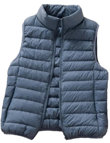Vestes Sans Manches En Duvet De Canard Blanc Pour Femmes Manteaux De Gilet Pliables