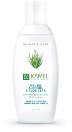 Gel Hidroalcohólico con Aloe Vera, Desinfectante de Manos, 100ml