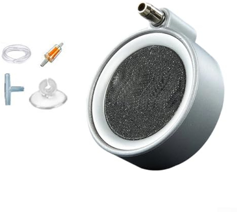 Präzisions-Ausströmstein-Set für Aquarien mit verbesserter Blasen-Feinheit und verlängerter Lebensdauer in 20 bis 70 Gallonen Tank-Setups (5 cm)