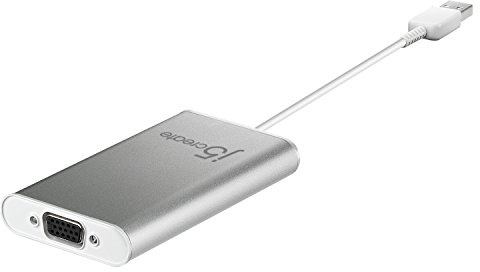 j5create USB-A to VGA Aluminum Display Adapter 1080p HD Resolution