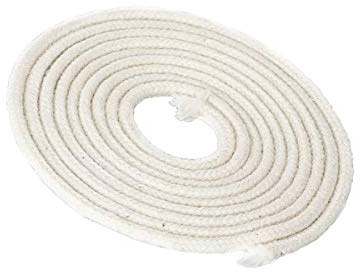 NKlaus 3m veke med glasfiber veke rund Ø 1mm för smältande ljus spritlampa oljelampa för renad lampolja paraffinolja trädgårdsbrännare paraffinlampa 1269