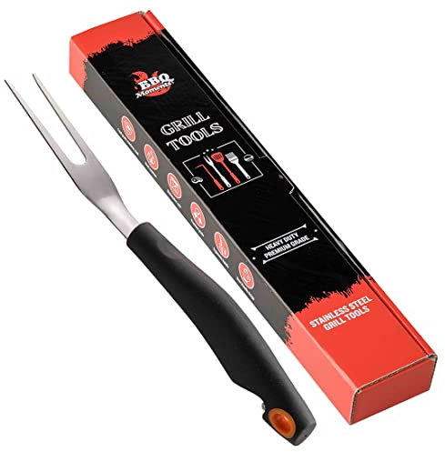 BBQ Moments Fourchette à découper en acier inoxydable pour barbecue, 1 pièce