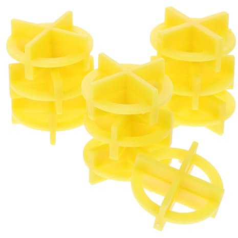 ETHZZLE 100pcs Tile Cross Spacers for Accurate Floor Tile Positioning Lightweight Ceramic Spacers for Easy Installation Kitchens and Living Rooms Material for Repeated Use