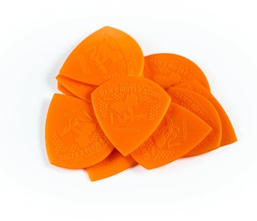 Dan's Guitar Store – Precision Pick - 0,70 mm Präzisionsplektrum – 10er-Pack Maximale Haftung, Konisch, Präzise, M​mittel bis Dünn, Gut Sichtbare, Präzisionsplektrum Für Profis…
