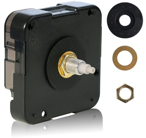 RNBEVANSANNE Replacement 12888 Battery Wall Clock Movement Silent Mechanism Motor Tool Replace Points, Diy Wall Clock Part Repair Kit (20mm)