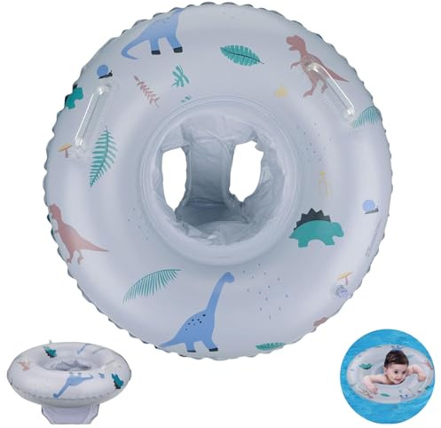 Baby Swimming Float, Inflatable Pool Float Baby Swimming Ring with Safety Seat, Swimming Ring Suit for Newborn Kid Toddler Age of 3-36 Months