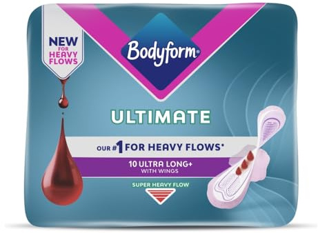 Bodyform Ultimate Ultra Long Sanitary Towels Wings 10 Pack