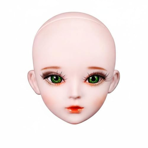 KiBcsLic BJD Puppenkörper voll beweglich 1/3 Skala Puppe realistische Posen nackte Gliederpuppe für Puppensammler, Hobbykünstler, Kunstprojekte, Zeichenmodell, Mengmeng Schminkkopf