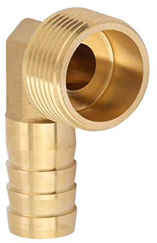 Manguitos De Latón 3/4 Pulgadas Accesorios Para Púas Codo 90 Grados Rosca Macho Acople Articulación De Cabeza Bronceada Para Tuberías Industriales (1)