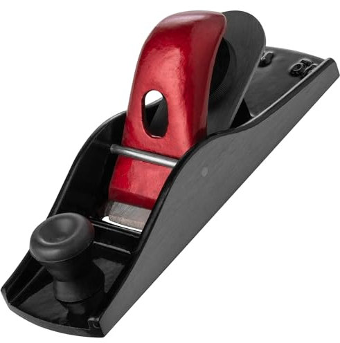 Hardys Hand Tools - Small Block Plane, Robust Hand Wood Plane for Woodworking Projects, Wood Shaving - Precise Adjustable Hand Plane, DIY Woodwork Tool with 40mm Carbon Steel Edge