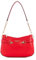 GUESS Damen Lorelei Top Zip Umhängetasche, Korallenrot, Einheitsgröße
