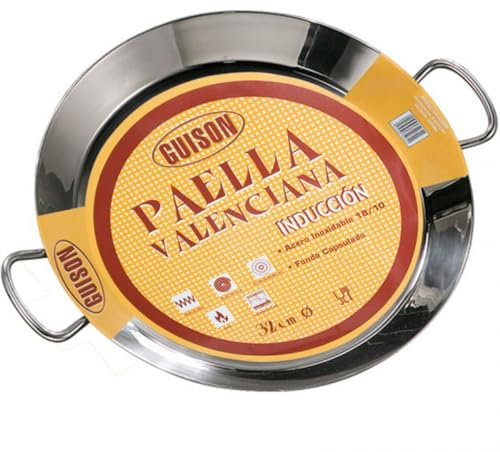Guison Paellera INDUCCION Acero Inoxidable 18/10 Ø 32 cm