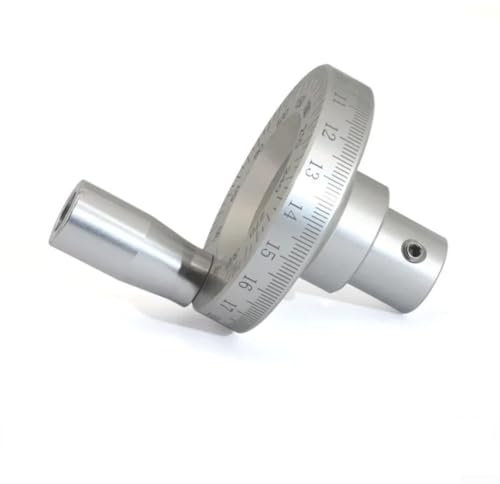 Besttoolifes Rueda de mano de torno, rueda de mano de torno de 50 mm, escala de volante deslizante, rueda mecedora, para maquinaria y aparatos eléctricos (8 mm)