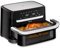 Tefal Dual Easy Fry Flex Heißluftfritteuse, FlexCook Trennwand, 9 L Gesamt-Fassungsvermögen, 7 verschiedene Modi, 2 unabhängige Garzonen (5,5 L und 3,5 L), schwarz, EY9228E0