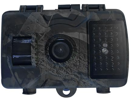 MUSISALY Fotocamera da Caccia 12mp Schermo 2 Pollici, Telecamera da Caccia Notturna 1080p Sensore di Movimento Pir, Videocamera per Esterni per Monitoraggio Fauna e Sicurezza