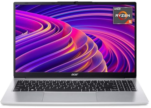 acer Aspire Lite AL15-62P 15.6 Laptop | AMD Ryzen 5 6600H | 16GB RAM | 512GB SSD | Full HD Display | Windows 11 Home | Silver